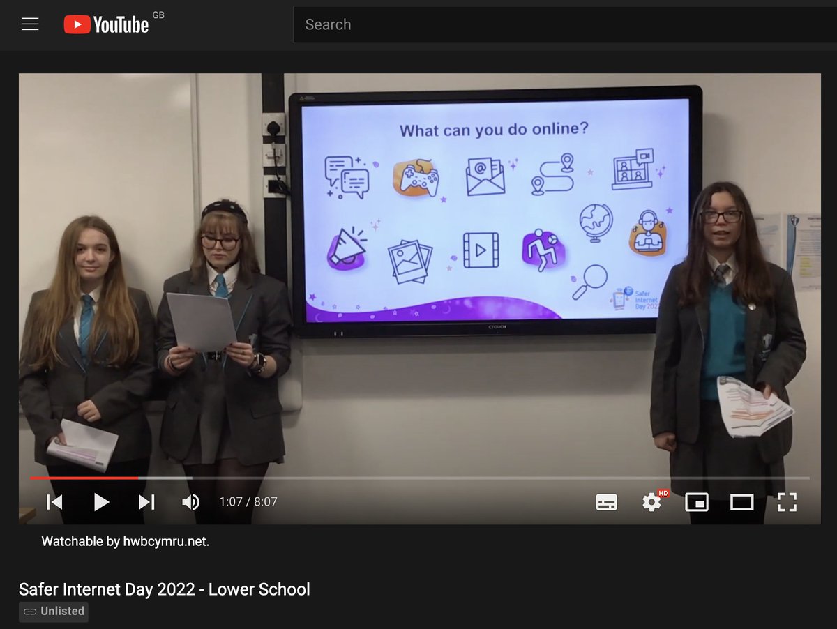 TCS_MNC's tweet photo. Our @TCSDigiLeaders did a great job pre-recording assemblies to be played in classes across the school for #SaferInternetDay 

Lower School: https://t.co/Sb4I02hsfr
Middle School: https://t.co/vVLLlbSrII
Upper &amp; Senior School: https://t.co/FUNDDne2HV

@TonyrefailCS @UK_SIC https://t.co/Twscf1yA1V