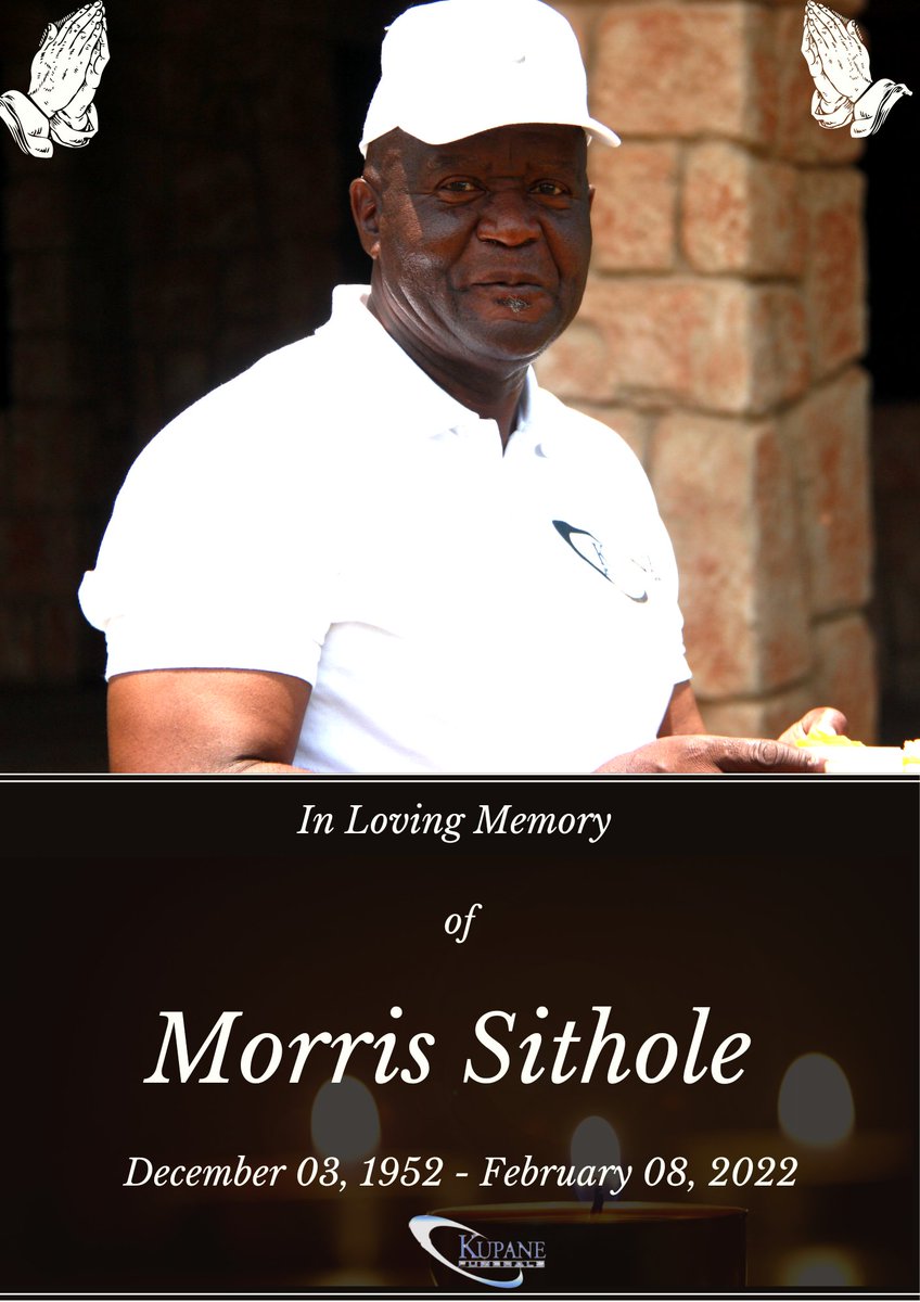 Kupane_Funerals's tweet photo. It is with a heavy heart that we announce the passing of one of our own, Mr. Morris Sithole💔
Bab'Sithole has been a member of our staff and served the community diligently since the early days of Kupane Funerals. 
Lala Ngoxolo Jobe! 
#RIPMorris 🕊 https://t.co/OZViz99rye