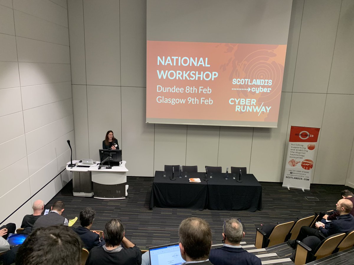 Day 2 of #CyberRunway Scotland in Glasgow. Huge thanks to <a href="/ScotlandISCyber/">ScotlandIS Cyber</a> for a great event yesterday and looking forward to another great session today representing <a href="/SecuriumLTD/">Securium</a> on a panel discussion @Eamonnk_SIS <a href="/CiaraMitchellXX/">Ciara Mitchell</a>