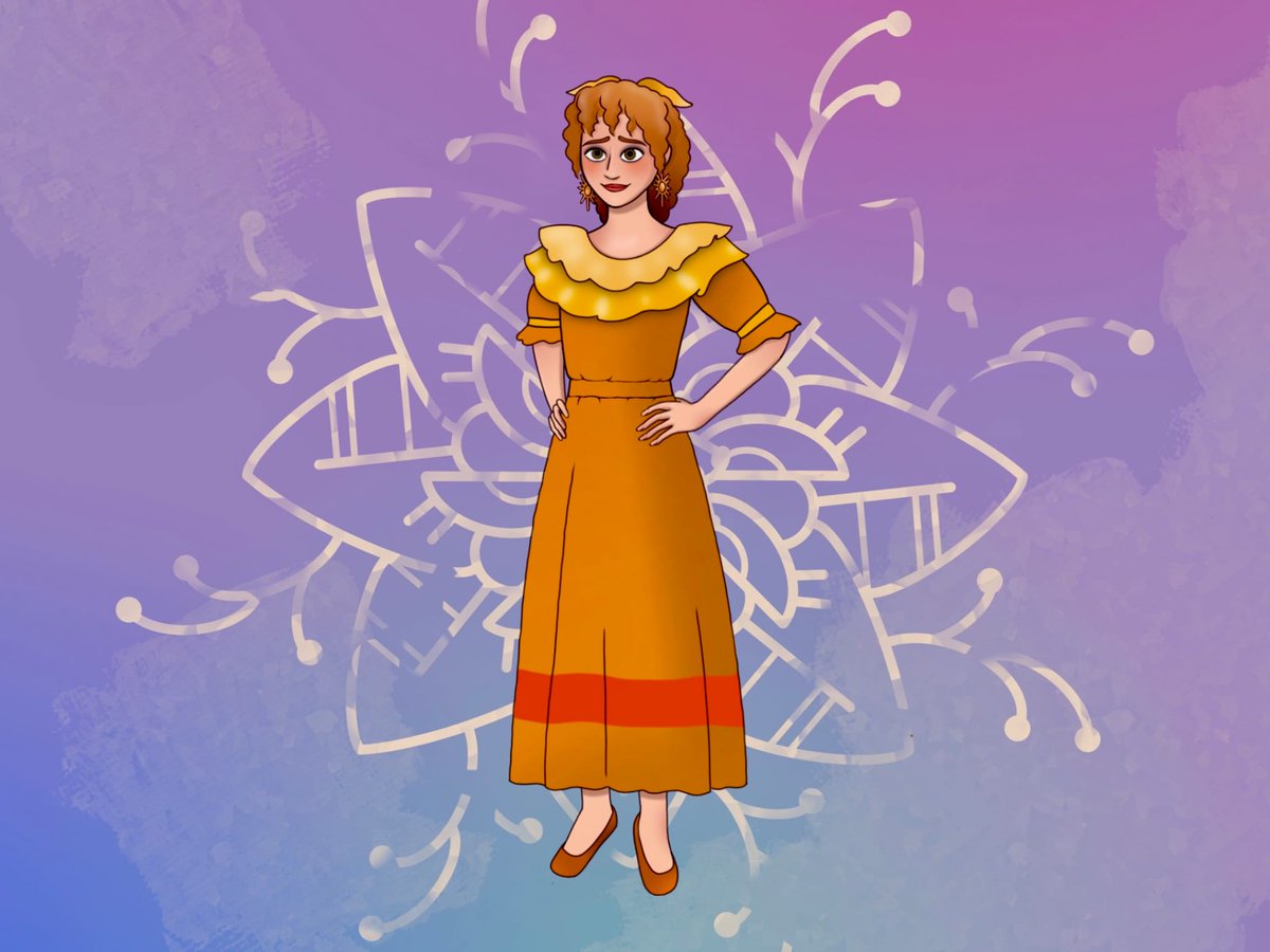 Orajuma's tweet photo. Tía Pepa de la familia Madrigal du film #Encanto #Bruno #ArtistOnTwitter #Art #digitalart #Disney #DisneyPlus 🦋 https://t.co/S9Ne8KYr5f