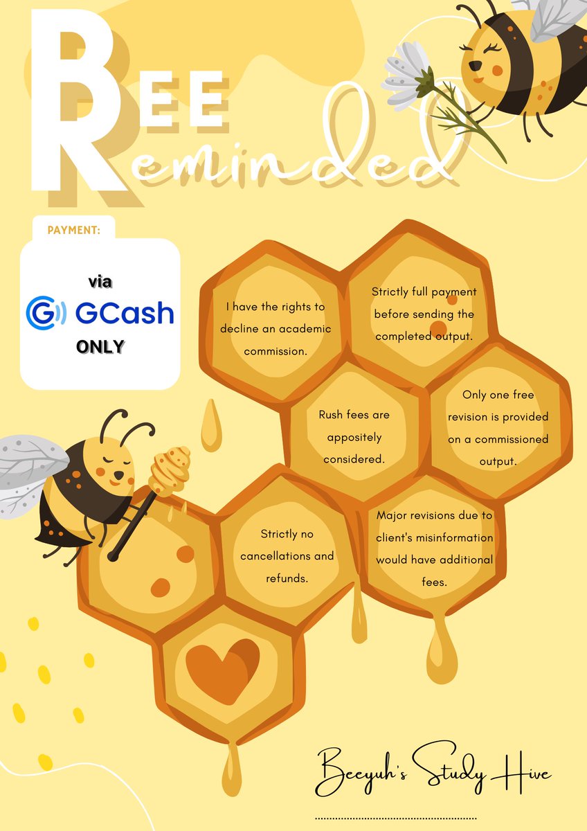Beeyuhnca's Study Hive 🐝 | OPEN for COMMS✨ tweet media