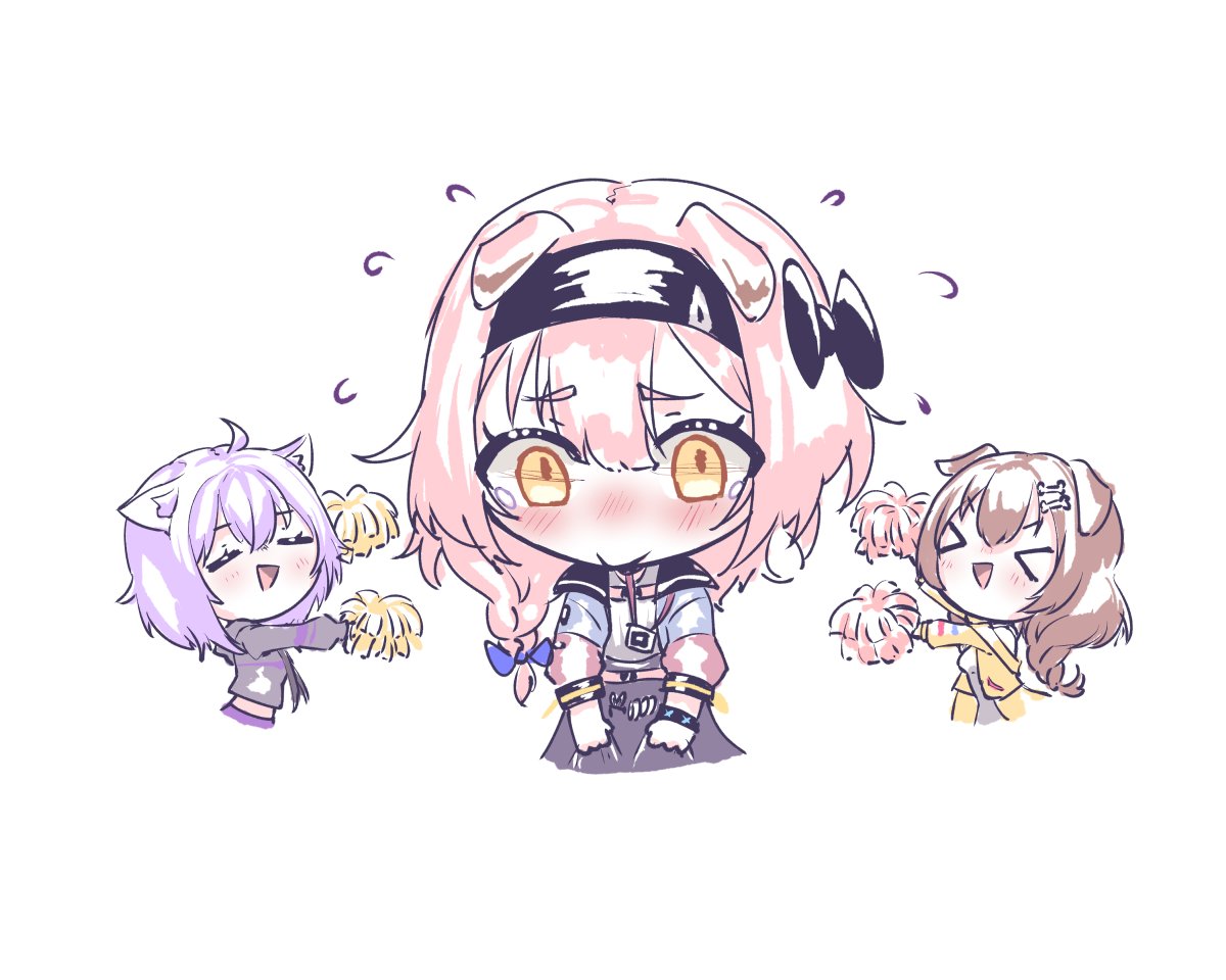 ゴールデングロウ(アークナイツ) ,戌神ころね ,猫又おかゆ 「go