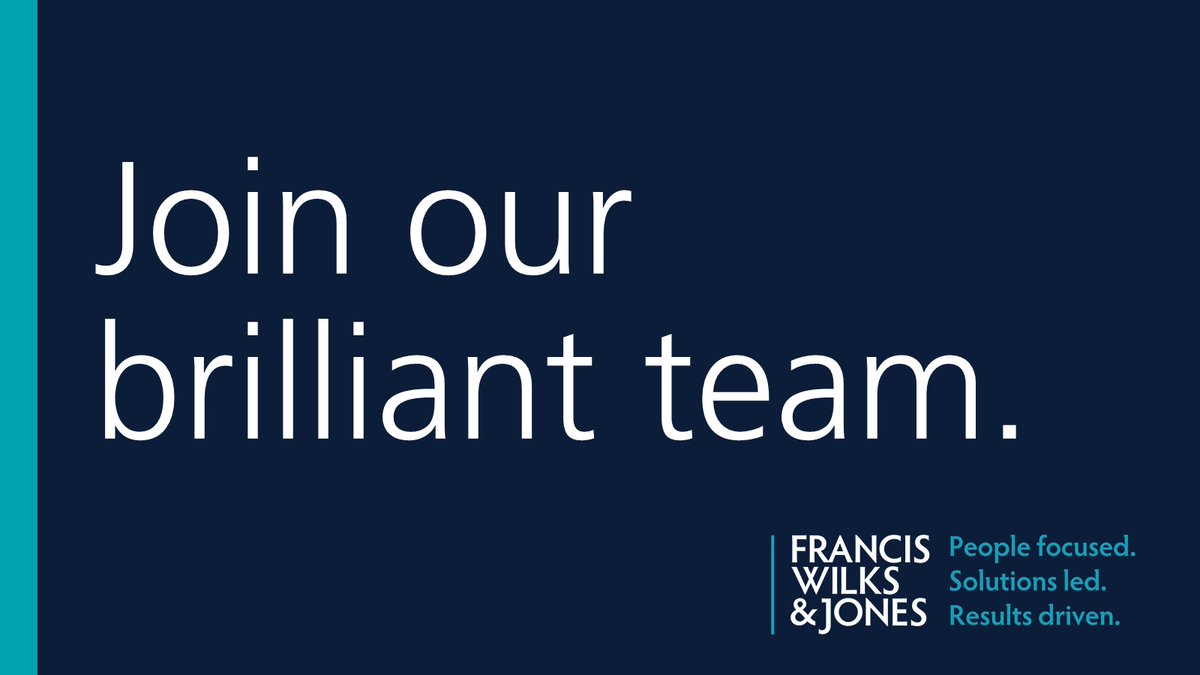 FWJLEGAL's tweet photo. Our brilliant team is growing. We're recruiting solicitors for several exciting roles. If you're interested - or know someone who may be - then we'd love to hear from you. See our website for further details: https://t.co/ZWwJSKeApD
#legalrecruitment #solicitorjobs #lawyerjobs https://t.co/JfGh9QSBhO