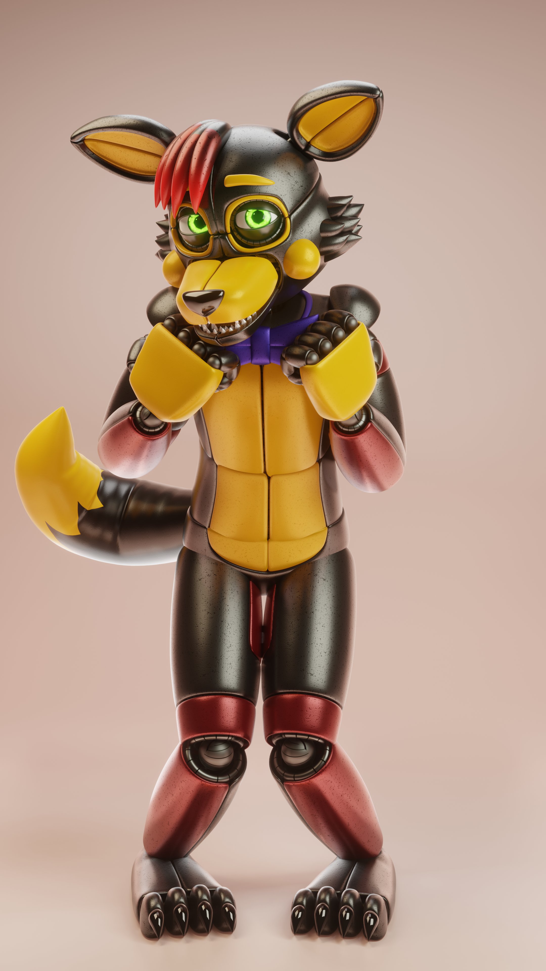 ToastyTheFox on X: I just made a Roxy poster in blender! I wanna