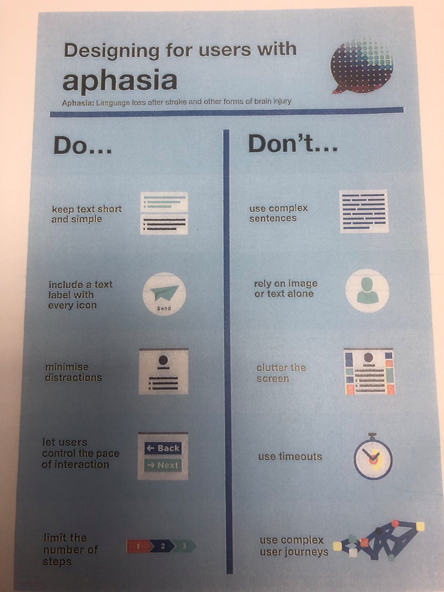 dyscoveraphasia's tweet photo. Planning our next #marketing meeting which will focus on our plans to update our #website. Going to use the @IncaProject @CityLCS guide to 'Designing for users with aphasia' a brilliant simple guide to 'set the scene' and use as fundamental principle 😀 https://t.co/VZXR9LjNxZ