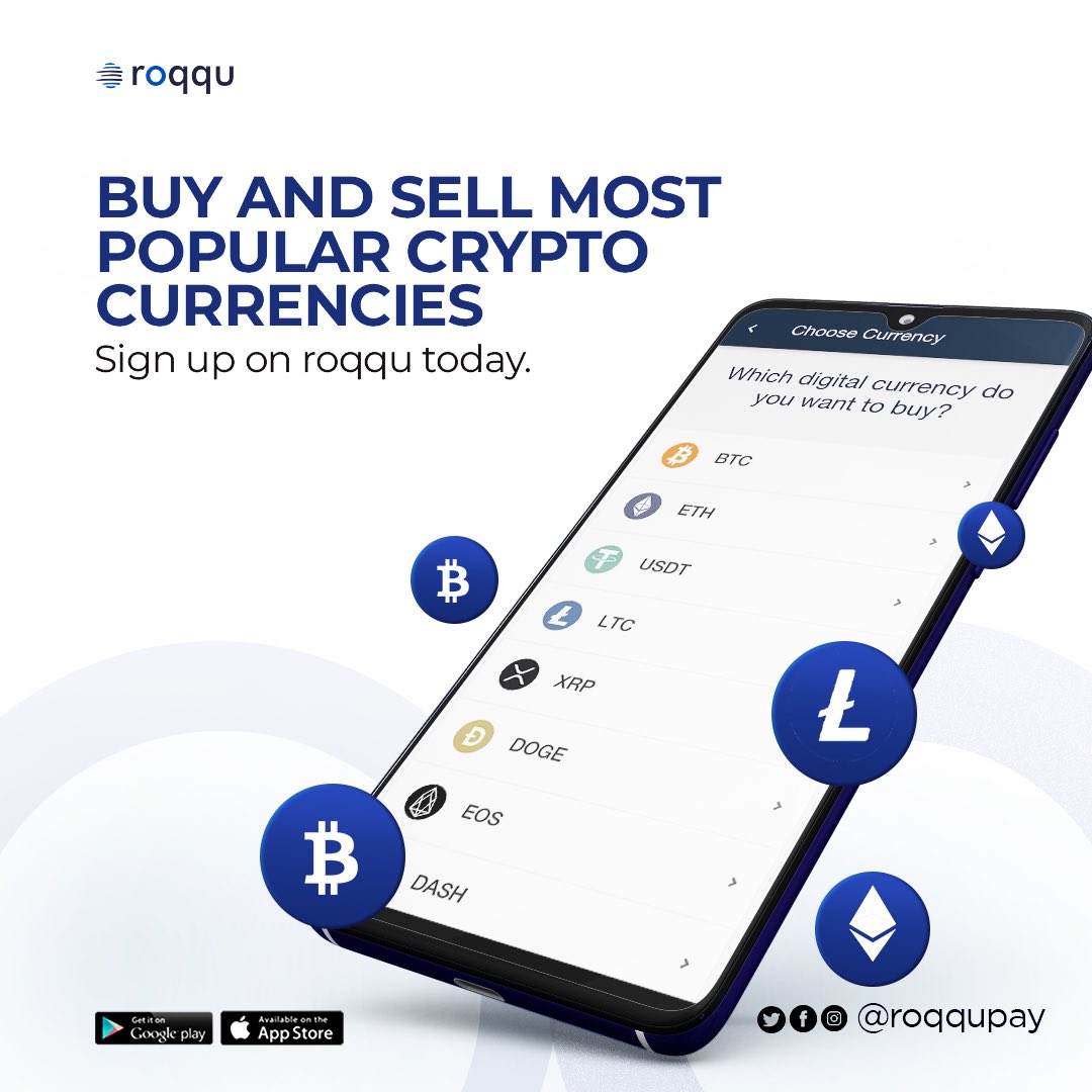 In search of a Crypto wallet that lets you buy, sell, swap, send and  receive Bitcoin and 58+ Altcoins without stress? Sign up on Roqqu today!  Download the Roqqu App and start