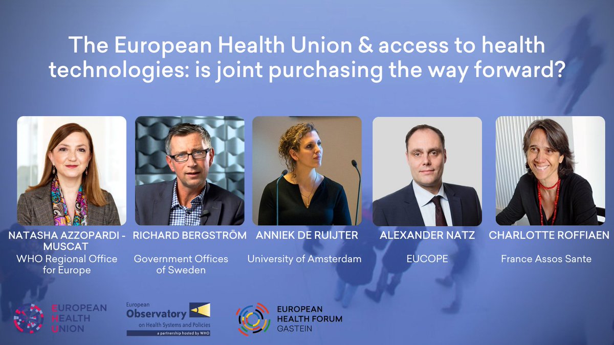 EHUInitiative's tweet photo. The #EuropeanHealthUnion & access to health technologies: is joint purchasing the way forward?
β°1 day to go - join us tomorrow from 12:00 CET for the 1st webinar in a π #EHU series co-organised by @OBShealth and @GasteinForum
βοΈ https://t.co/3Fb0apcKgd
#HealthProcurement https://t.co/5B0Np66E39