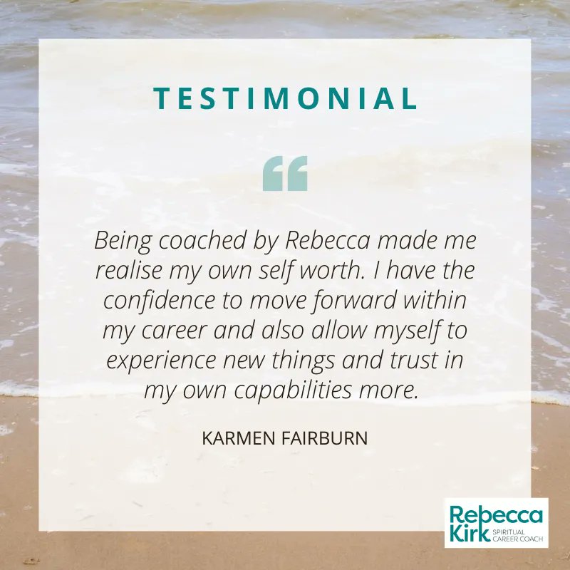 If you are feeling ‘stuck’ in your #career and are ready to make a change and awaken your working life, sign up for my FREE 30-minute on-demand online #careercoaching workshop here buff.ly/3rs1Ei3

#careerchange #spirituality #career #careercoaching