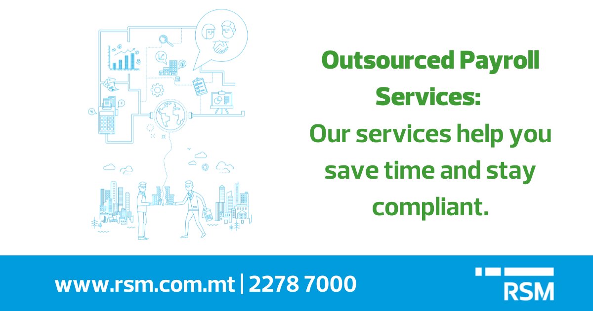 RSM’s payroll team boasts an impressive clientele base, spanning numerous industries offering universal knowledge.

Contact us at info@rsm.com.mt to outsource your payroll responsibilities to the experienced RSM Payroll professionals.

#rsm #rsmmalta #malta #maltabusiness