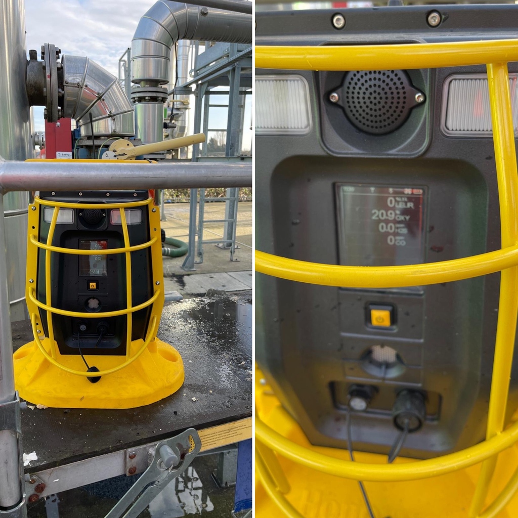 #Safetyfirst! Our engineers are working on a biogas plant, so they've got an area monitor on-site with them. This detects the presence of gas in the area and alerts the team if it becomes unsafe to continue working.

#healthandsafety #biogasplant #safetyculture #engineering