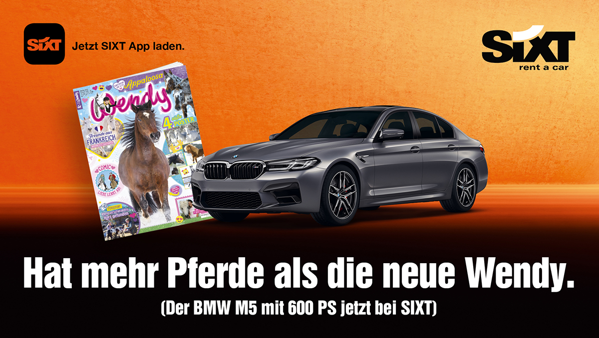 SixtDE's tweet photo. Mit SIXT immer auf's richtige Pferd setzen. 💥 #SIXTDE #SIXTrent https://t.co/BfomiLuBJO