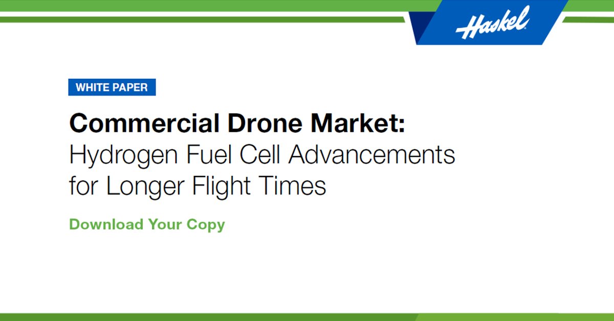 The advancements of drone into critical applications has driven the demand for longer flight times and greater reliability - learn how hydrogen fuel cells serve as an alternative power source to traditional lithium batteries. Download our white paper. 
ow.ly/S9J450HPBVa
