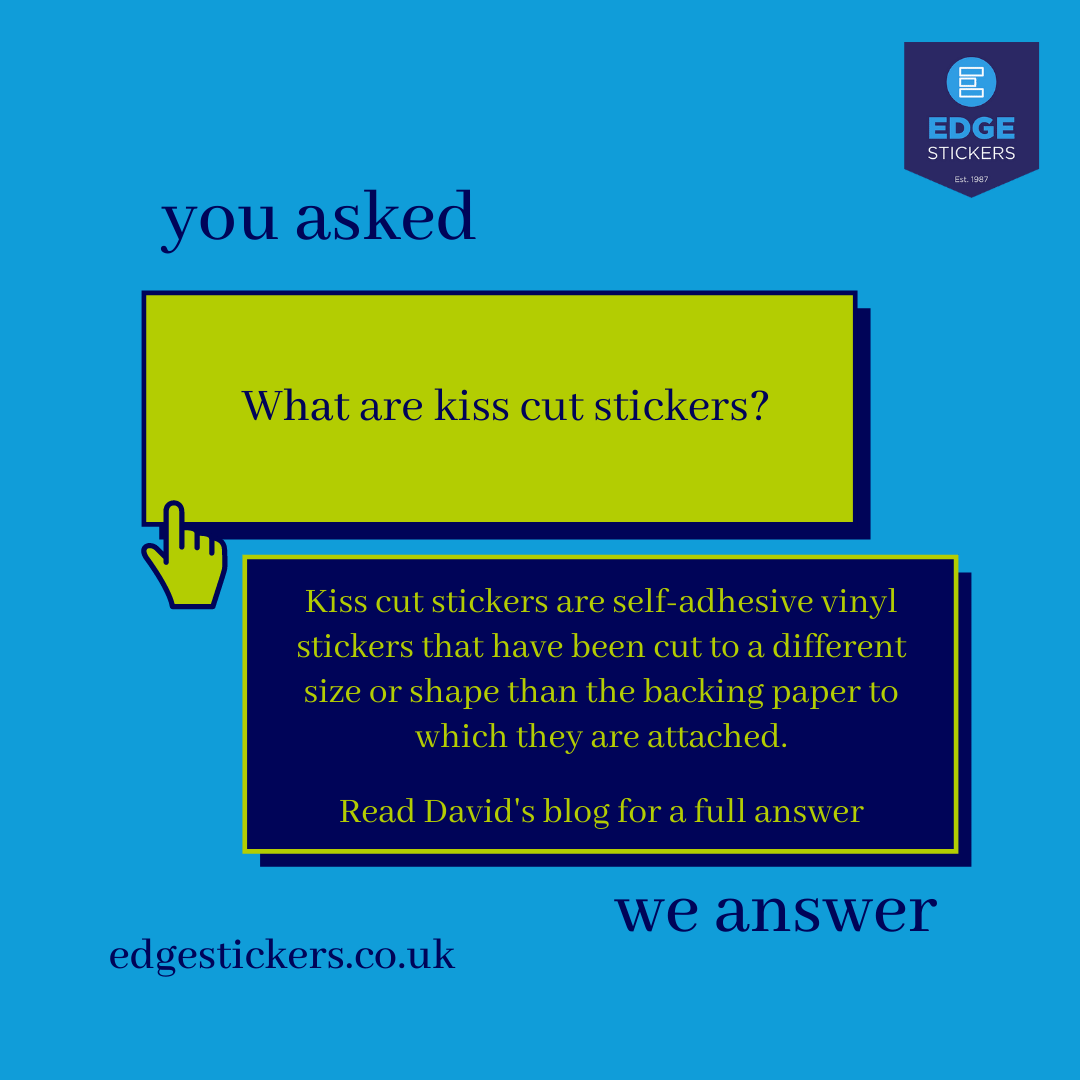 What are  kiss cut stickers?  Read our MD's answer to this question in the blog
edgestickers.co.uk/what-are-kiss-…
#stickers #whatare #DidYouKnow #QuestionOfTheDay