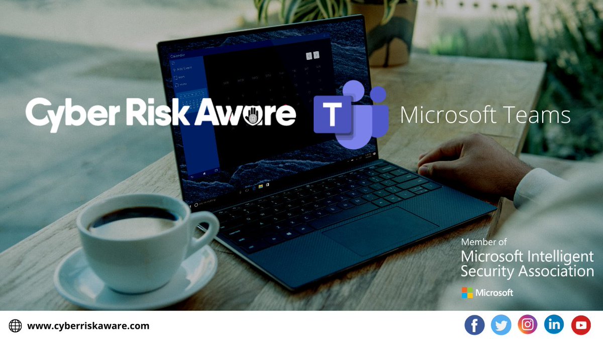 Enjoy all the capabilities of the Cyber Risk Aware GCHQ certified #securityawarenesstraining directly via #Microsoft #Teams.

Maximise your investment in security education with Cyber Risk Aware for Teams, request a demo today: bit.ly/34qpi5H