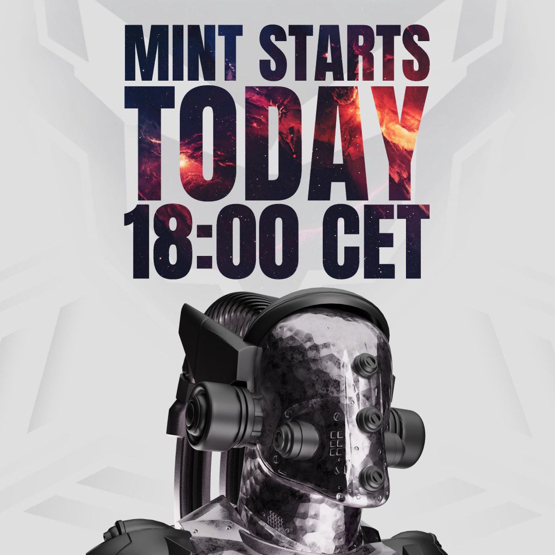 MetaSaviors's tweet photo. Buckle up. This is the big day. 🔥

The public sale for the MetaSaviors will happen at: 

18:00 CET // Noon EST

Thousands of people messaged us that they missed out on the pre-sale…

This is YOUR second chance to get a MetaSavior ⚔️ https://t.co/kBSxMRsN1F