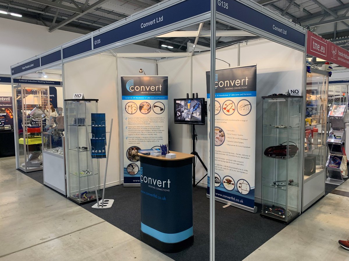 ConvertLimited's tweet photo. Day 2 at Southern #Manufacturing &amp; #Electronics 2022 is underway!

Make sure to stop by Stand G135 for our Managing Director, Dave Lord to answer any of your #cablelooms and harnesses questions.

@Industry_co_uk #Southern22 #Southern2022 #ManufacturingShow #ElectronicsShow https://t.co/Yr6C5qUF9h