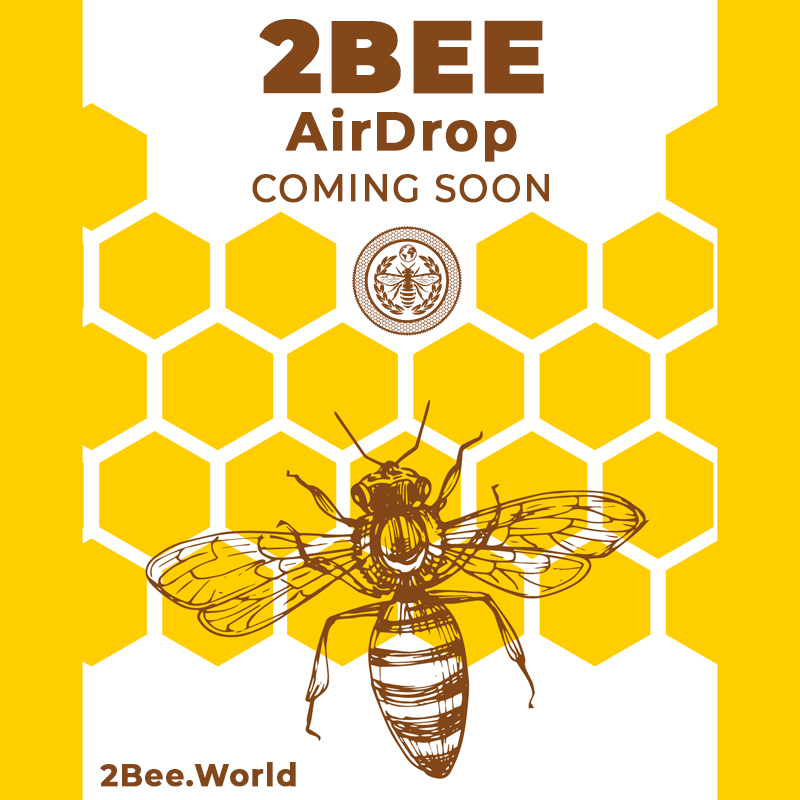 2beeWorld's tweet image. AirDrop 2Bee.World Coming soon!!

#airdrop #2bee #2beeworld #blockchain #cryptocurrency #cryptocurrencynews #savethebees #newtoken #2beetoken