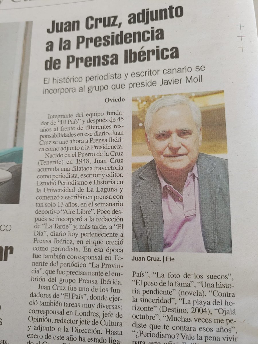fernandezdiazok's tweet photo. Histórico: se fue @cosmejuan de @el_pais y comienza un nuevo desafío periodístico. Los escritores latinoamericanos le debemos todo: ha sido nuestro amigo, nuestro divulgador, nuestro camarada entusiasta. Un ser imprescindible https://t.co/I6OS0F7Kmx