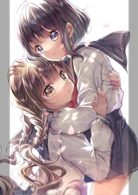 #この作品がなかったら今の自分は存在しなかったと言っても過言ではない作品 
今までと違う雰囲気の絵が描きたくて試行錯誤した1枚です!! 