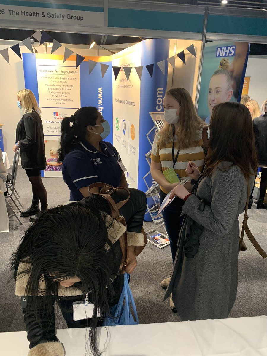 Wow! What a morning so far! @RCNjobs fair at Old Trafford so much interest in @tandgicft @TandGICFTJobs @AnitaFleming7 @tracycamps Chikku and I have nearly lost our voices 😊😊