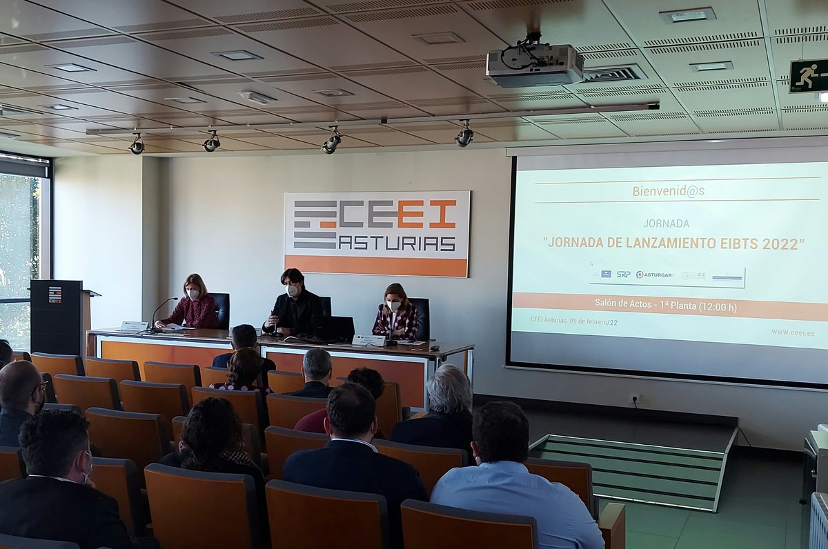 Hoy en <a href="/ceeiasturias/">CEEI Asturias</a> celebramos la jornada de lanzamiento de #EIBTS 2022. 18 empresas altamente  innovadoras se unen a nuestra #comunidad <a href="/idepa/">Idenia</a> <a href="/SRPAsturias/">SRP Asturias</a> <a href="/Asturgar/">Asturgar SGR</a> <a href="/SCTAsturias/">Consejería de Ciencia, Industria y Empleo</a>