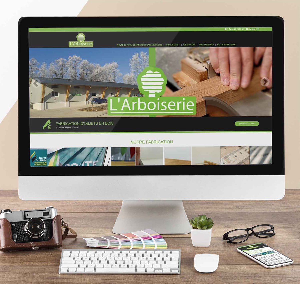 Torop_Net's tweet image. Refonte graphique du site de L'Arboiserie, fabricant d'objets en bois 100% Jura.
Des réalisations et un savoir-faire à découvrir sur arboiserie.com 
#jura #hautesaone #numerique