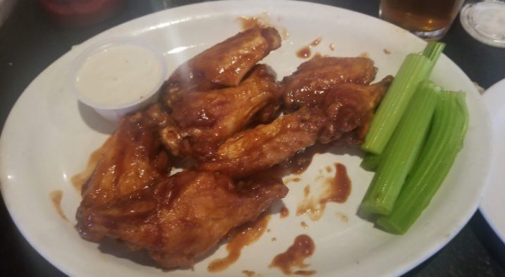 MeganReports's tweet photo. So… my husband and I ordered wings a few days ago and we were told they’re now market price! 
MARKET PRICE for CHICKEN WINGS!!! 🧐
Which, by the way, apparently is $16 for a dozen. 
When did wings become a delicacy??? 🤣
Have you heard of this yet? https://t.co/GTQnbO6J6b