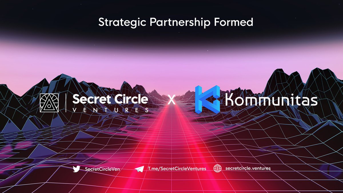 SecretCircleVen's tweet photo. We're extremely proud to announce strategic partnership with @Kommunitas1 

Kommunitas Is a decentralized and tier-less Launchpad. They are the solution for Multi Chain oriented projects. Kommunitas welcomes project from various blockchains.

Website : https://t.co/g997P1lP8G https://t.co/GgDnmBGpAQ