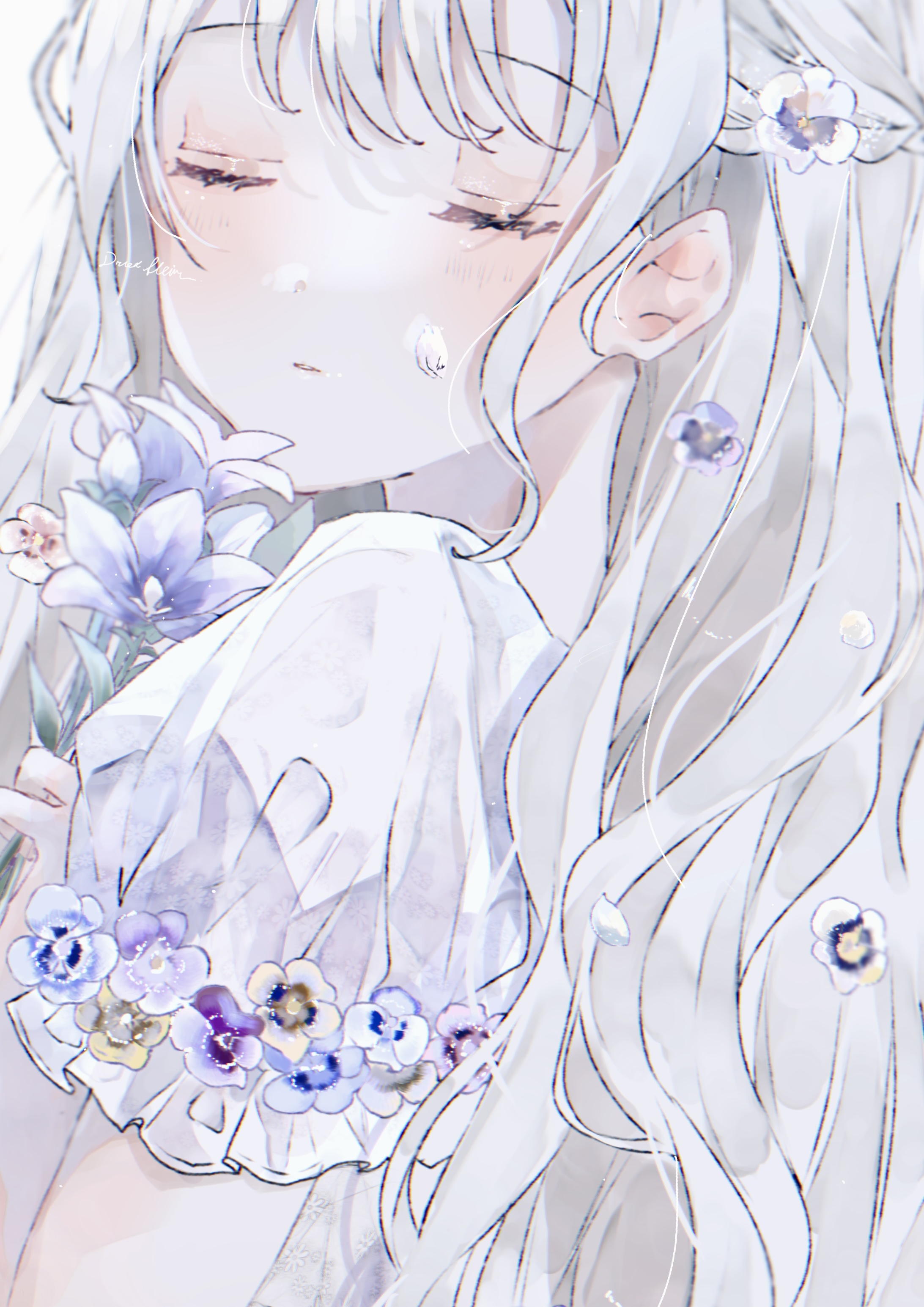 ドライフラワー アイコン企画中 絵描きさんと繋がりたい 挨拶有でrt巡回します 白髪が好き T Co Alinfax4gq Twitter