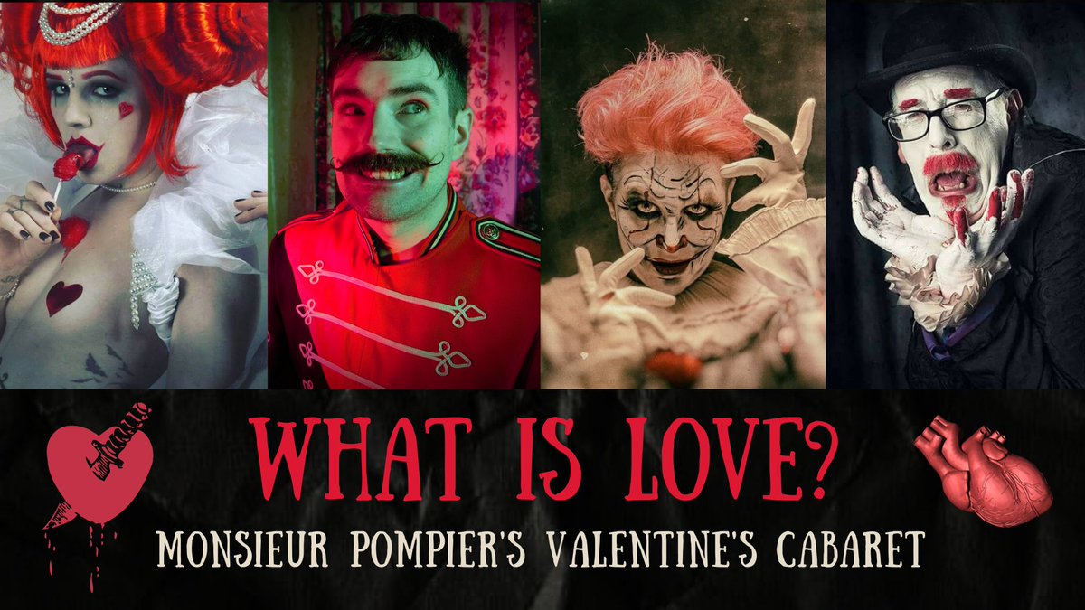 Looking for something VERY different this Valentine's weekend? 💘🖤💔

Look no further than Monsieur Pompier's Valentine's Cabaret - Sunday 13 February at <a href="/sugarclubdublin/">The Sugar Club</a>

🎟️ Doors - 8pm, Tickets €15: sugarclubtickets.com/purchase/monsi…

Expect a night of cosmic cabaret and madcap music!