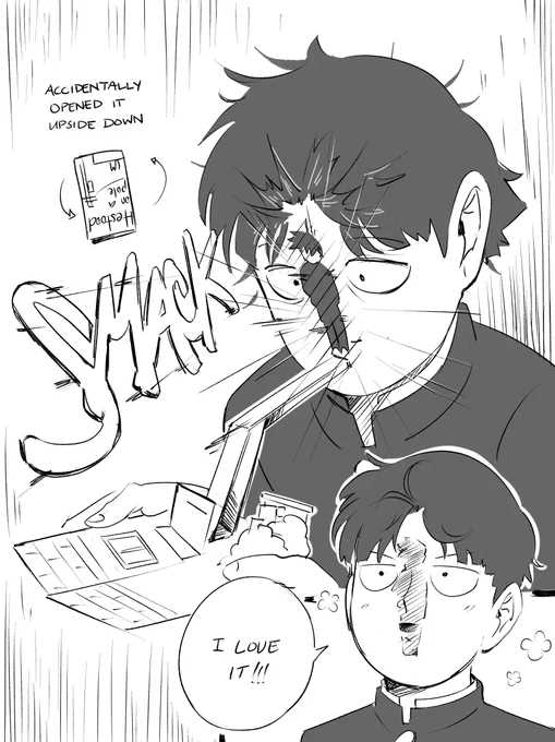 ritsu to the face 