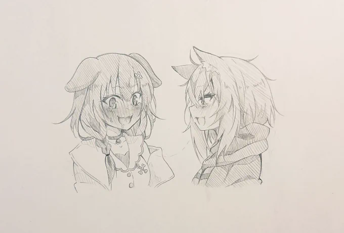 【過去絵】
ちゅっちゅイラストの他のバリエーションもこっそり置いときますねっ②✨ 