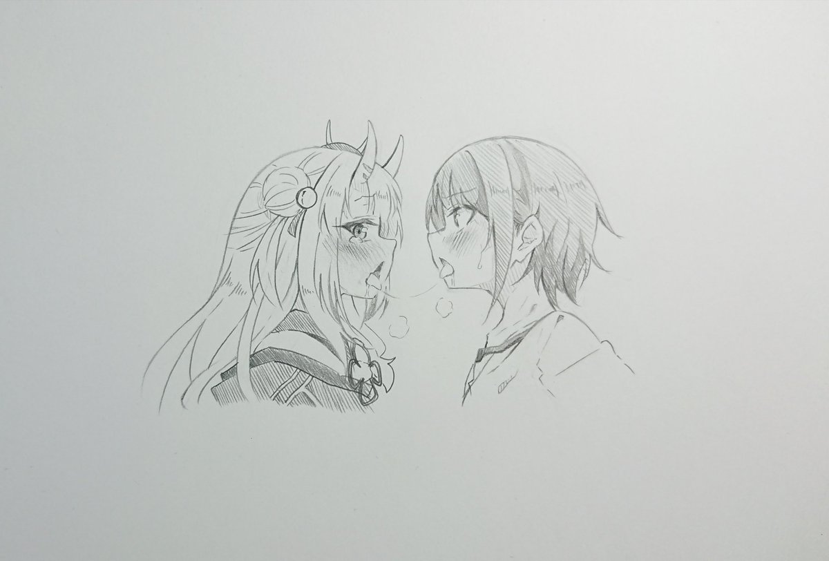 【過去絵】
ちゅっちゅイラストの他のバリエーションもこっそり置いときますねっ②✨ 