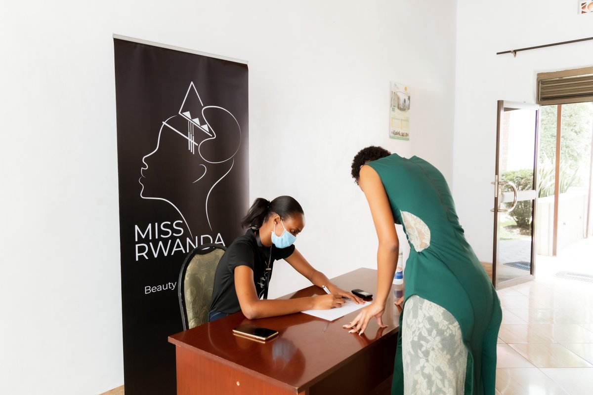 MissRwandaDotRW's tweet photo. A big shout-out to our protocol team who work quietly behind the scenes. We appreciate you #Anick and #Rehema. You are doing an amazing job! https://t.co/0O9xzUBNg1