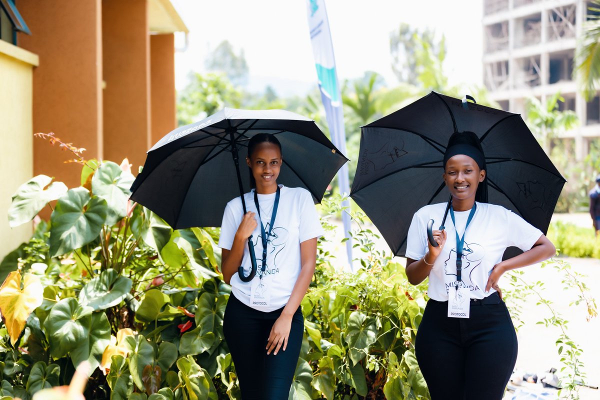MissRwandaDotRW's tweet photo. A big shout-out to our protocol team who work quietly behind the scenes. We appreciate you #Anick and #Rehema. You are doing an amazing job! https://t.co/0O9xzUBNg1