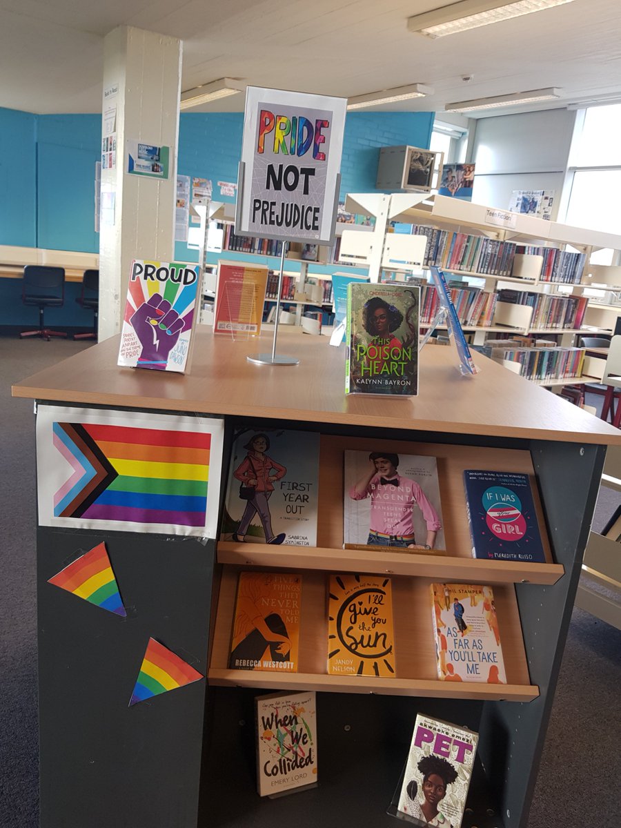 KpssL's tweet photo. As part of #LGBTHM22🏳️‍🌈🏳️‍⚧️visit King's Park school library and borrow some books from our display @KpssL @KingsParkSec @kpss_english https://t.co/7t2ieTc96j