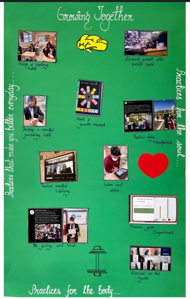 “Life is a dance. Mindfulness is witnessing that dance.” – Amit Ray.
Here at <a href="/gemsnms_alkhail/">GEMS NMS Alkhail</a> we students of #11D root for each other and watch each other grow! An activity conducted  for the Moral Studies period is another example. 
 @ZaufashanT <a href="/TeresaRusten/">Teresa Rusten</a> <a href="/Fatima_Martin/">Fatima Martin</a>