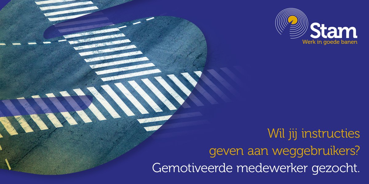 Stambv's tweet photo. Stam is op zoek naar #verkeersregelaars.
Er zijn diverse #mogelijkheden in het noorden van het land. Op https://t.co/UcIEOqbfLp vindt u meer informatie over deze #vacature. https://t.co/OASJPGCNvM