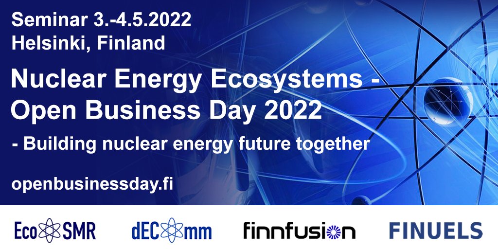 Join us at a face-to-face seminar in Helsinki Finland. More information on event pages openbusinessday.fi.