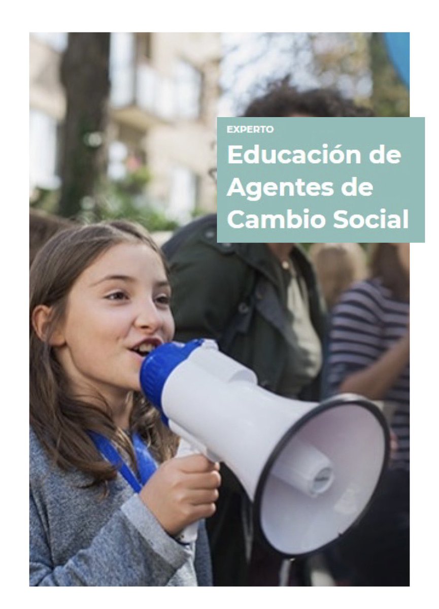 El momento de inflexión que estamos viviendo está definido por la incertidumbre y el cambio, y está teniendo profundas consecuencias en nuestro modo de entender el futuro y el propósito de la educación.
Atrévete con nuestro Experto en Educación de Agentes de Cambio Social 🙌🏼💡🌍