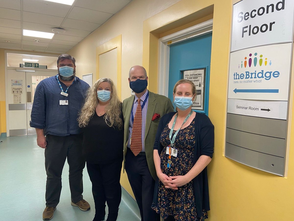 AandSPCC's tweet image. PCC @ShelfordMark is supporting the NHS’s powerful new campaign highlighting the specialist support of SARCs. 

The PCC recently met with @TheBridgeSARC  to find out more about the vital work they do.

Read more: bit.ly/3svwR35

#ItsNotOk