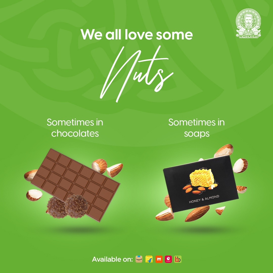 Make your day sweeter with a good shower and some yummy chocolates ❤

#Whiskers #HappyChocolateDay #ChocolateDay #Chocolates #ChocolateLover #SelfGrooming #SelfCare #Grooming