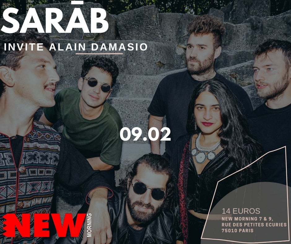 Ce soir <a href="/newmorning/">New Morning Paris</a> SARÂB + Alain Damasio en concert pour leur nouvel album Arwāh Hurra <a href="/Coloreprod/">Colore</a> #jazzmusic #rockmusic #oriental