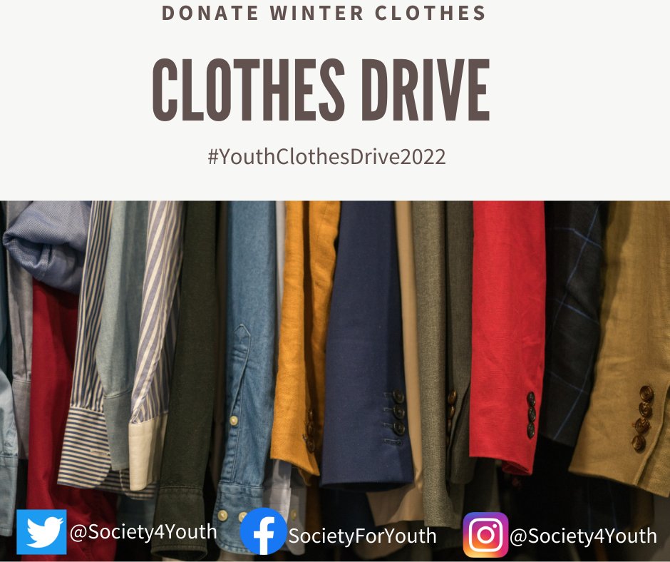 society4youth's tweet photo. We are excited to announce our #YouthClothesDrive2022. We will be collecting winter clothes in the cities of Mardan and Abbotabad to distribute them in under-privileged communities. #SocietyForYouth https://t.co/g6OXWFUJ6Y