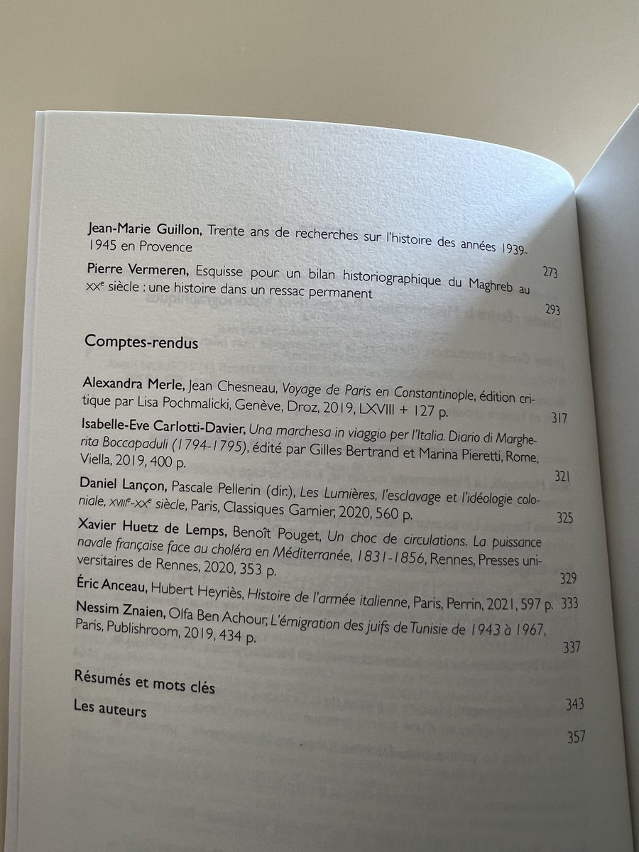 Très heureux d’annoncer, avec un léger retard, la parution du dernier numéro des Cahiers de la Méditerranée <a href="/cmmc_mediterr/">Centre de la Méditerranée Moderne et Contemporaine</a> que j’ai eu le plaisir de coordonner avec <a href="/PYBeaurepaire/">Pierre-Yves Beaurepaire Hernandez</a> et JP Pellegrinetti. <a href="/EURCreates/">Ecole Universitaire de Recherche CREATES</a> <a href="/Univ_CotedAzur/">Université Côte d'Azur</a> @MSHSSudEst <a href="/barbara_meazzi/">Barbara Meazzi</a>