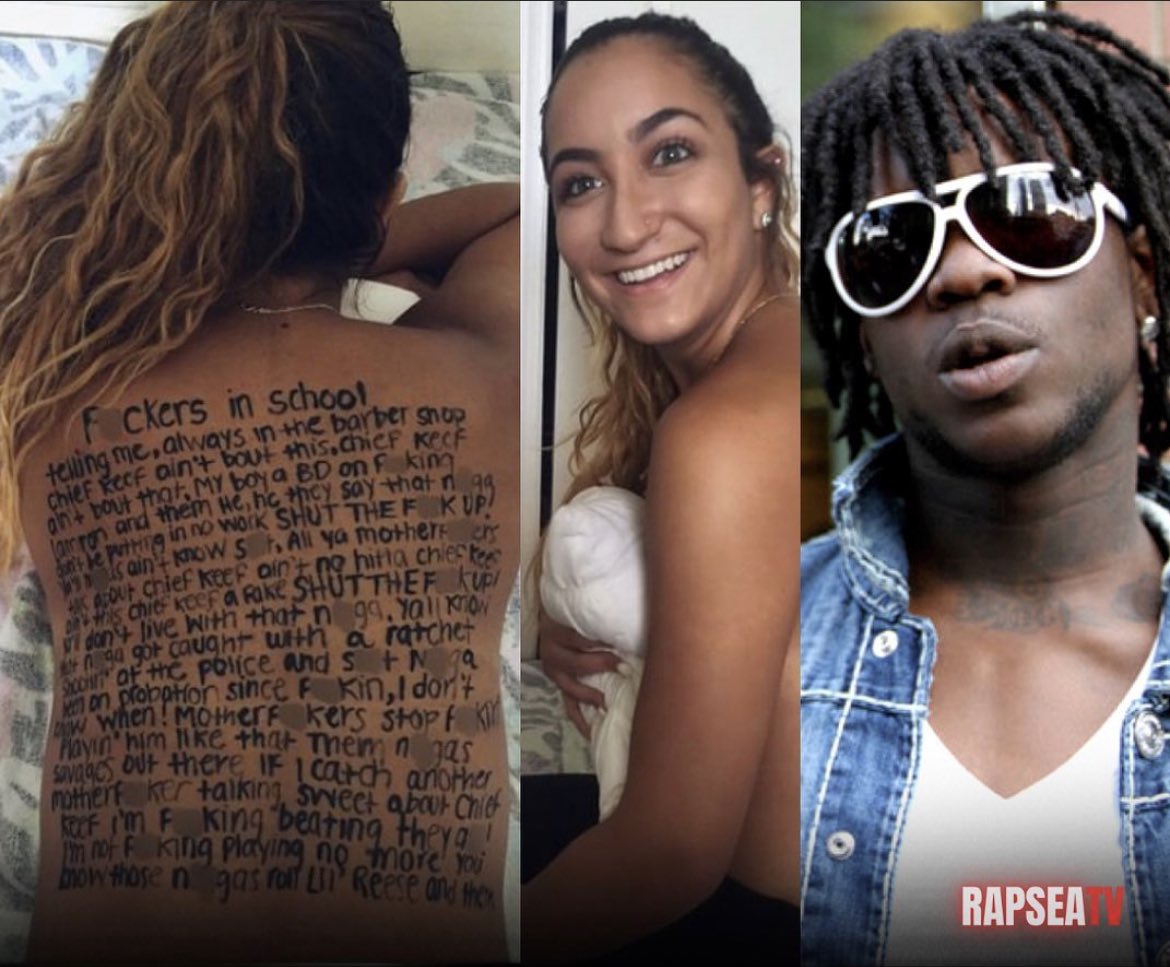 Daily Loud on X: This girl really has the intro to Chief Keef's “Love  Sosa” on her back 👀🤣  / X