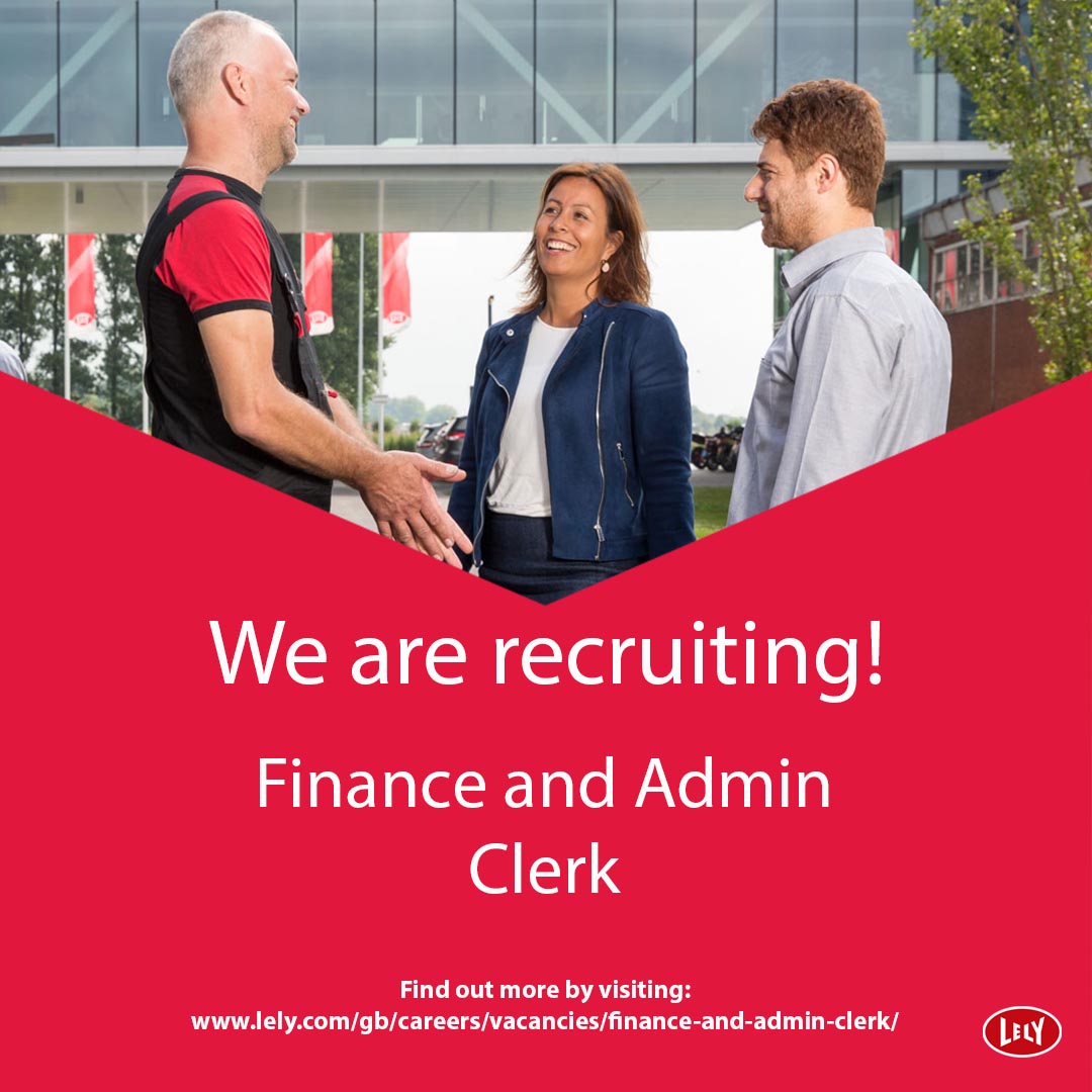 Are you a #finance and #admin whiz? We need you! 

Find out more about our #vacancy here: lely.com/gb/careers/vac… 

#jobsinbirmingham #birminghamjobs #hybridworking #wearelely #workwithus #adminvacancy #jobopportunity #recruiting