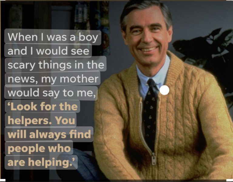 Look for the helpers.