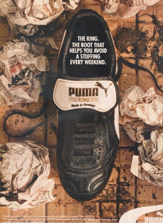 FootballRemind's tweet photo. Retweet if you owned a pair of Puma King! 🙋‍♂️ #Class https://t.co/L4QmmA51oH