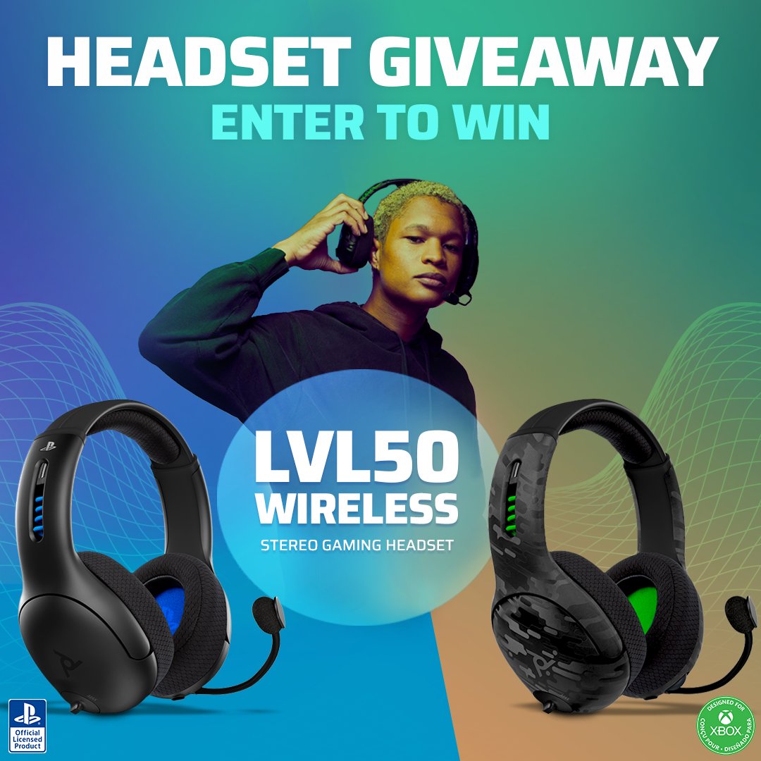 PDP on X: 🚨ATTENTION GAMERS: We are hosting a LVL50 Headset Sweepstakes.  We are giving away 1 LVL50 headsets to 5 different participants for #Xbox  or #PlayStation. Participate at:  See our